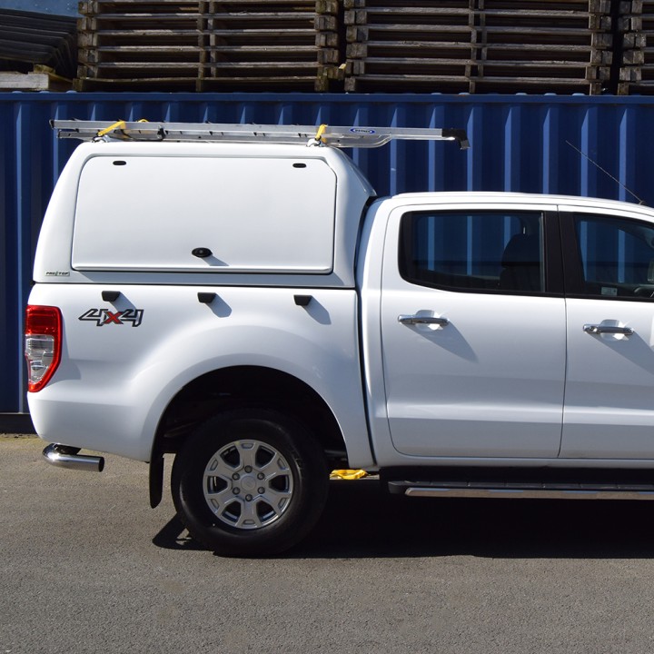 Hardtop Bed Cover, ProTop High Roof Gullwing, Ford Ranger Limited / Stormtrak / Thunder / Wildtrak / Wolftrak / XL / XLT Double Cab 2012 - 2022 - EDK.ro