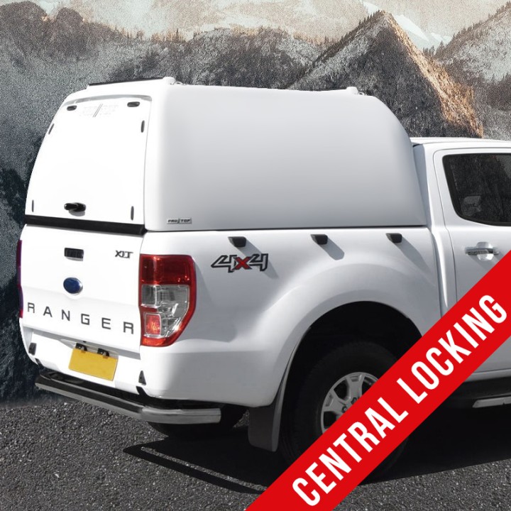 Hardtop Bed Cover, ProTop High Roof Tradesman, Ford Ranger Double Cab 2012 - 2022 - EDK.ro