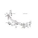 Towbar, Auto-Hak, Automatic Detachable System, Fiat Doblò Pickup 2000 - 2009