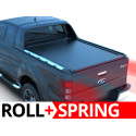 Spring Assisted Roll Top Tonneau Bed Cover, Tessera 4x4 Roll+, Ford Ranger Wildtrak Extra Cab 2012 - 2022