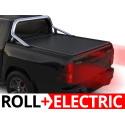 Electronically Assisted Roll Top Tonneau Bed Cover, Tessera 4x4 Roll+, Toyota Hilux with OEM Rollbar Double Cab 2016 - 2026