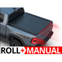 Manual Roll Top Tonneau Bed Cover, Tessera 4x4 Roll+, Dodge RAM 1500 Bed Length 6.4 Feet 2009 - 2018