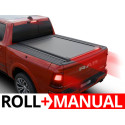Manual Roll Top Tonneau Bed Cover, Tessera 4x4 Roll+, Dodge RAM 1500 Bed Length 5.7 Feet + RamBox 2019 - Present