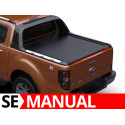 Manual Roll Top Tonneau Bed Cover, Tessera 4x4 SE, Ford Ranger Wildtrak Double Cab 2012 - 2022