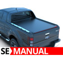 Manual Roll Top Tonneau Bed Cover, Tessera 4x4 SE, Ford Ranger Wildtrak Extra Cab 2012 - 2022