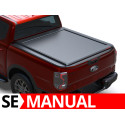 Manual Roll Top Tonneau Bed Cover, Tessera 4x4 SE, Ford Ranger Limited Double Cab 2023 - Present