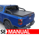 Manual Roll Top Tonneau Bed Cover, Tessera 4x4 SE, Ford Ranger XLT Double Cab 2023 - Present