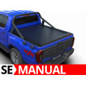 Manual Roll Top Tonneau Bed Cover, Tessera 4x4 SE, Foton Tunland G7 with OEM Rollbar 2019 - Present