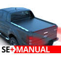 Manual Roll Top Tonneau Bed Cover, Tessera 4x4 SE+, Ford Ranger Wildtrak Extra Cab 2012 - 2022