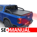 Manual Roll Top Tonneau Bed Cover, Tessera 4x4 SE+, Ford Ranger XLT Double Cab 2023 - Present
