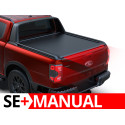 Manual Roll Top Tonneau Bed Cover, Tessera 4x4 SE+, Ford Ranger Wildtrak PHEV Double Cab 2023 - Present