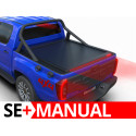 Manual Roll Top Tonneau Bed Cover, Tessera 4x4 SE+, Foton Tunland G7 with OEM Rollbar 2019 - Present