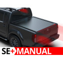 Manual Roll Top Tonneau Bed Cover, Tessera 4x4 SE+, Nissan Navara Double Cab Bed Length 5.4 Feet 2004 - 2015